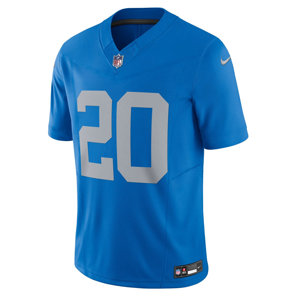 Detroit Lions Barry Sanders Blue Vapor F.U.S.E. Alternate Limited Jersey product image 3, provided for visual reference and