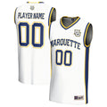 Marquette Golden Eagles Lightweight Collegiate Basketball NIL Pick-A-Player Fashion Jersey - White product image 1, provided