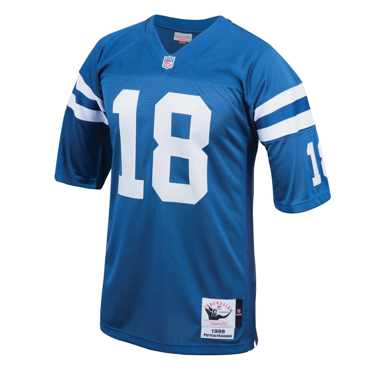 Indianapolis Colts 1998 Peyton Manning Royal Authentic Throwback Retired Player Jersey product image 3, provided for visual