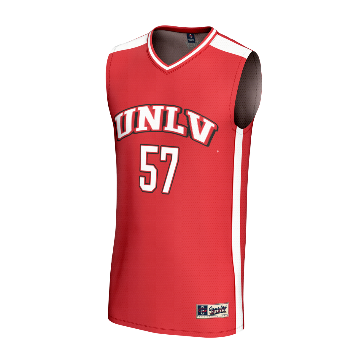 #57 UNLV Rebels Lightweight Collegiate Basketball Fashion Jersey - Cardinal product image 3, provided for visual reference