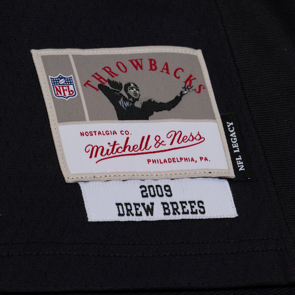 New Orleans Saints Drew Brees Black 2009 Legacy Jersey product image 5, provided for visual reference and product detail