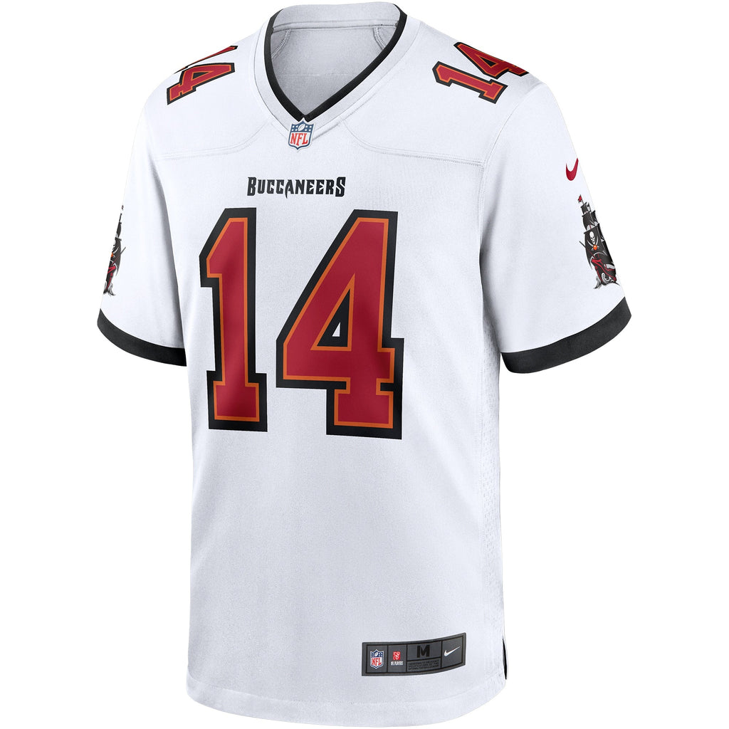 Tampa Bay Buccaneers Chris Godwin White Game Jersey product image 3, provided for visual reference and product detail review
