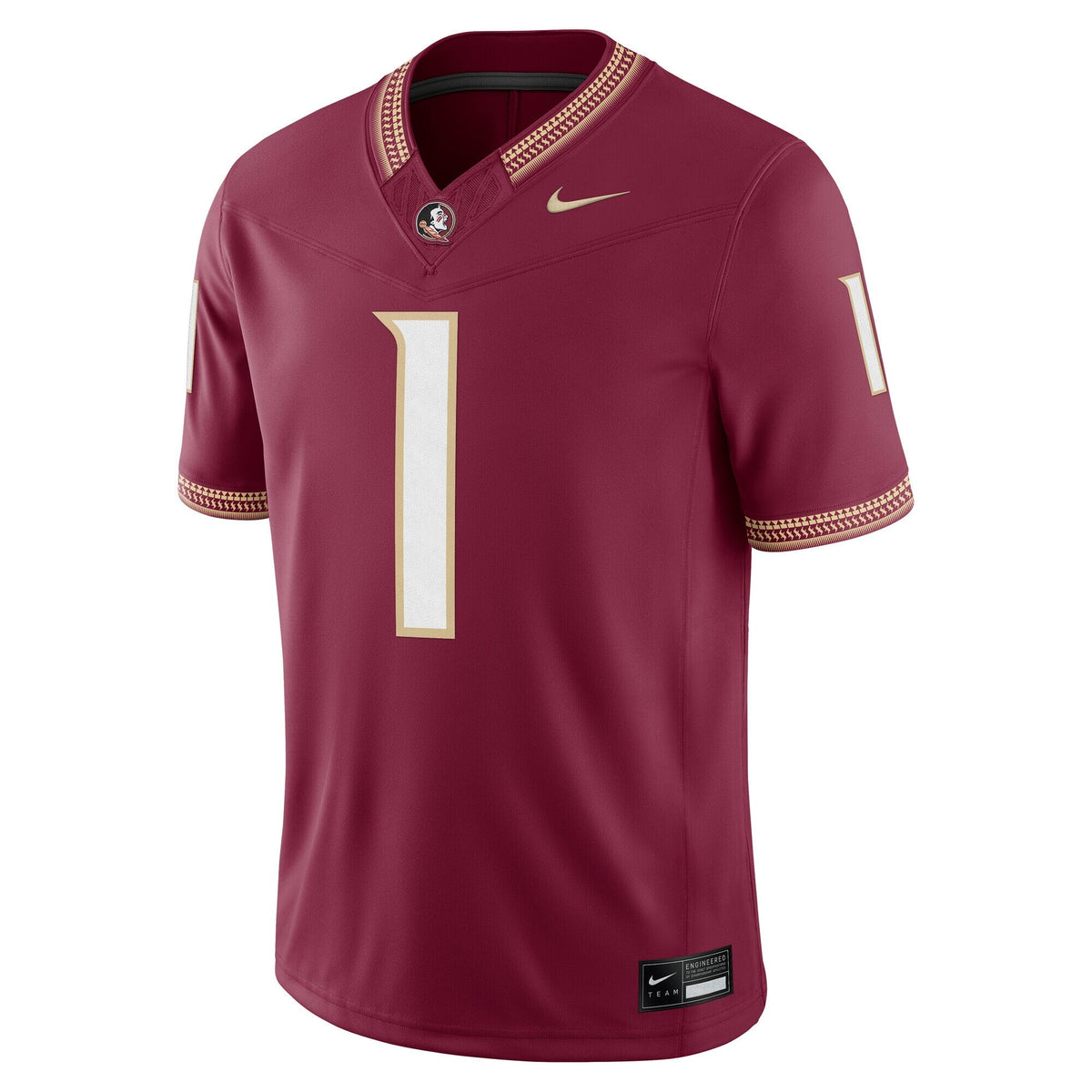 #1 Florida State Seminoles Home Vapor F.U.S.E. Stitched Limited Jersey - Garnet product image 3, provided for visual