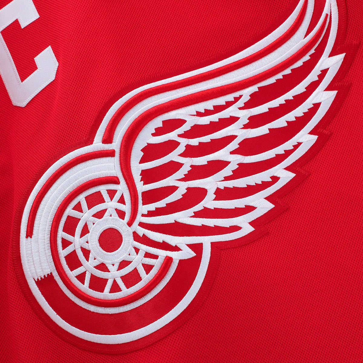 Detroit Red Wings Dylan Larkin Red Home Premium Jersey product image 5, provided for visual reference and product detail