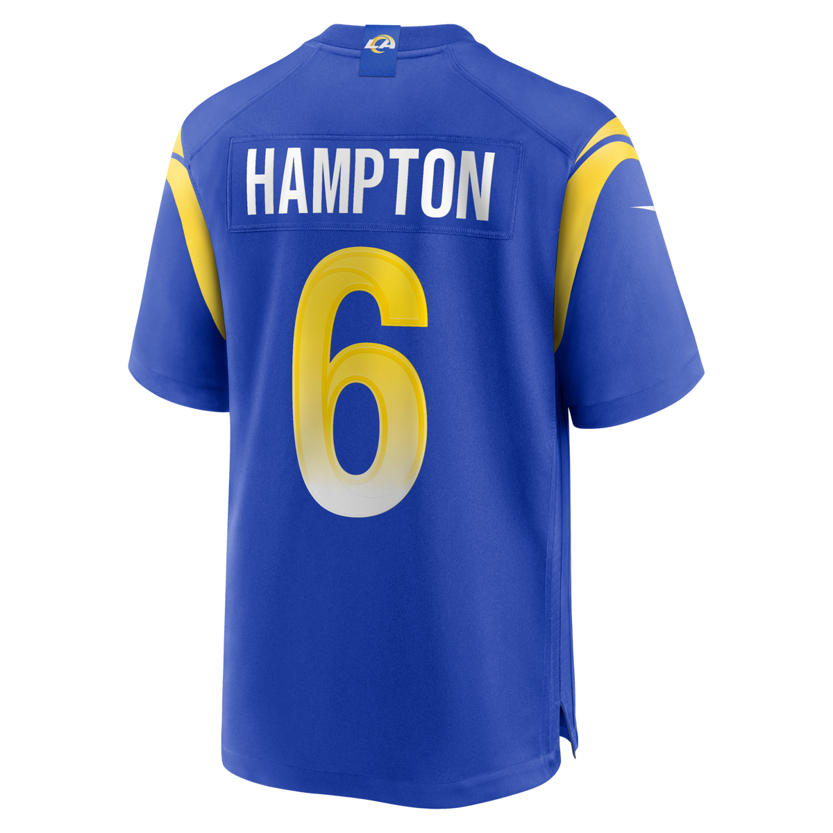 Los Angeles Rams Nick Hampton Royal Team Game Jersey product image 3, provided for visual reference and product detail review