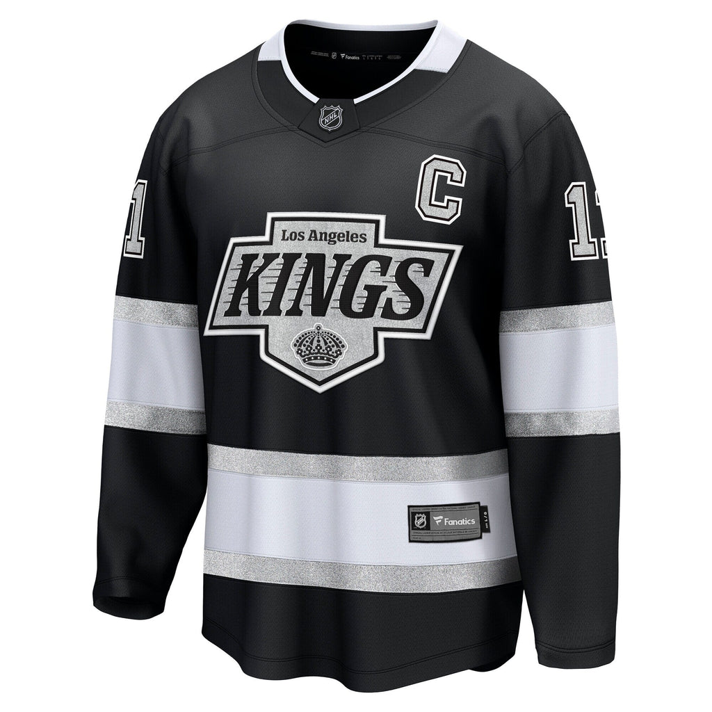Los Angeles Kings Anze Kopitar Black Home Premier Breakaway Player Jersey product image 3, provided for visual reference and
