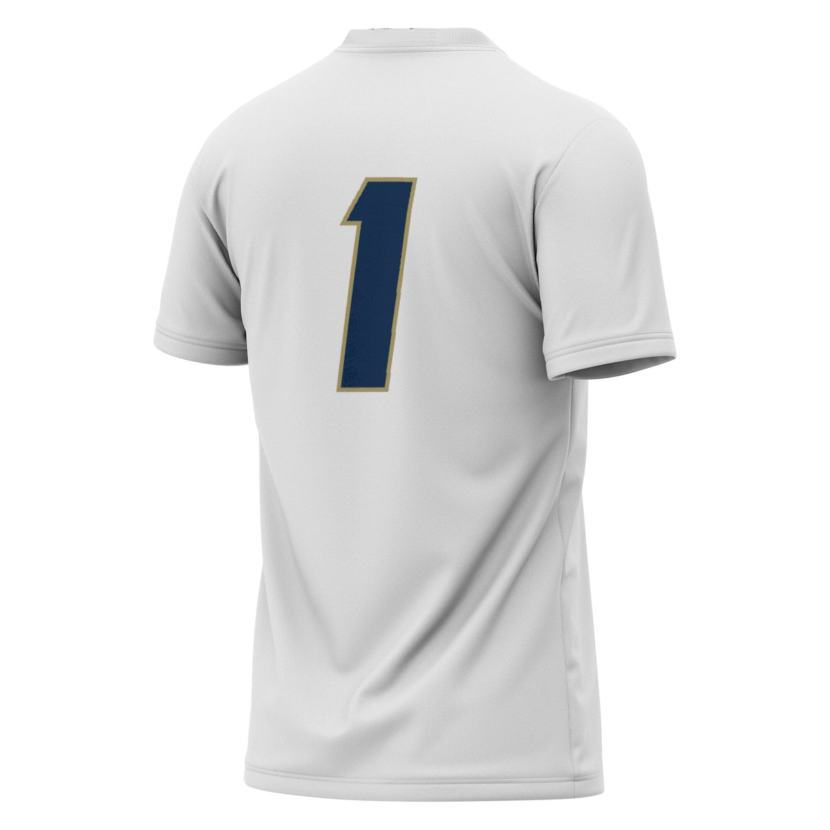 UC Davis Aggies Lightweight Collegiate Soccer Fashion Jersey - White product image 4, provided for visual reference and