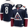 Colorado Avalanche Cale Makar Navy Breakaway Jersey product image 1, provided for visual reference and product detail review