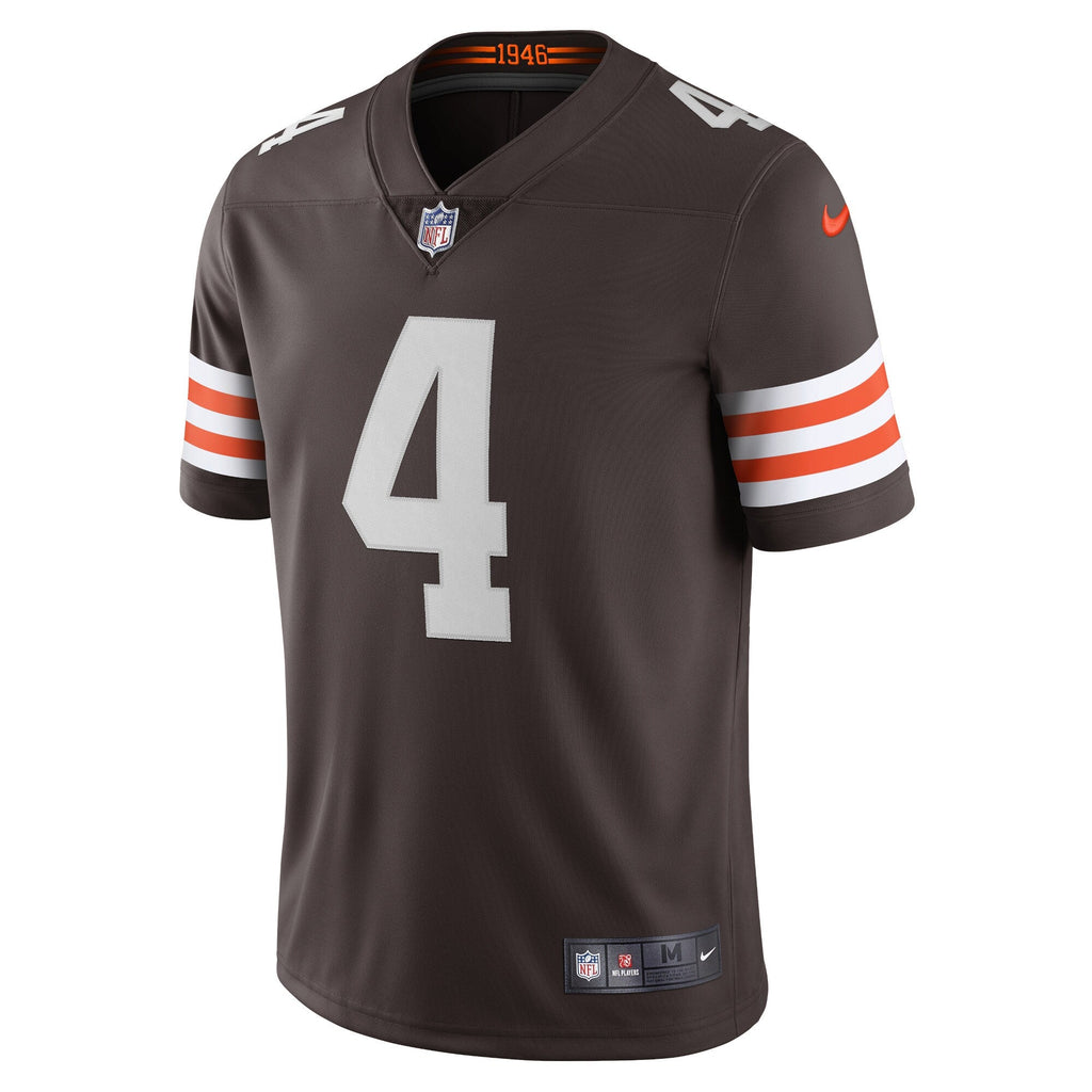 Cleveland Browns Deshaun Watson Brown Vapor Limited Jersey product image 3, provided for visual reference and product detail