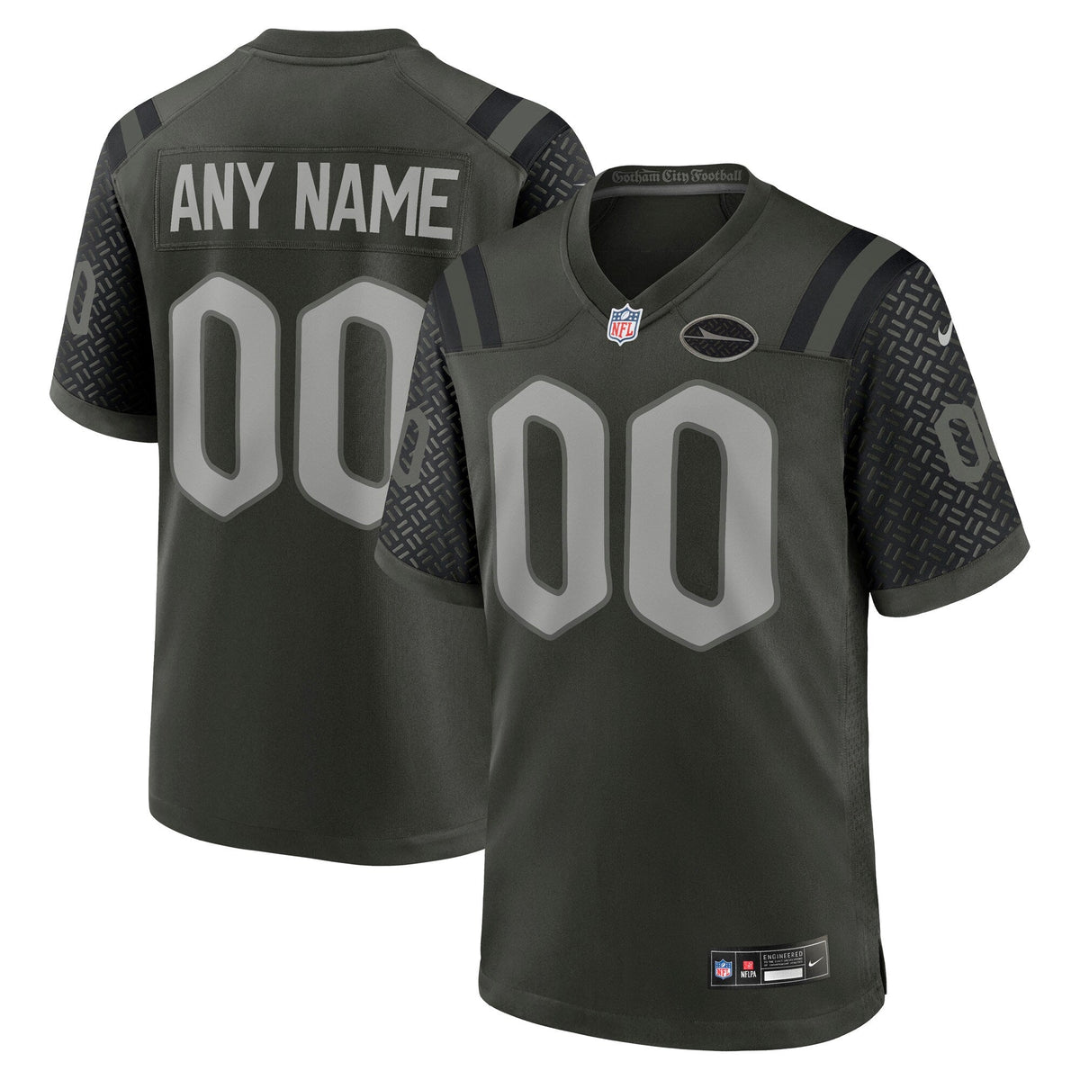 New York Jets Green 2025 Rivalries Collection Custom Game Jersey product image 2, provided for visual reference and product
