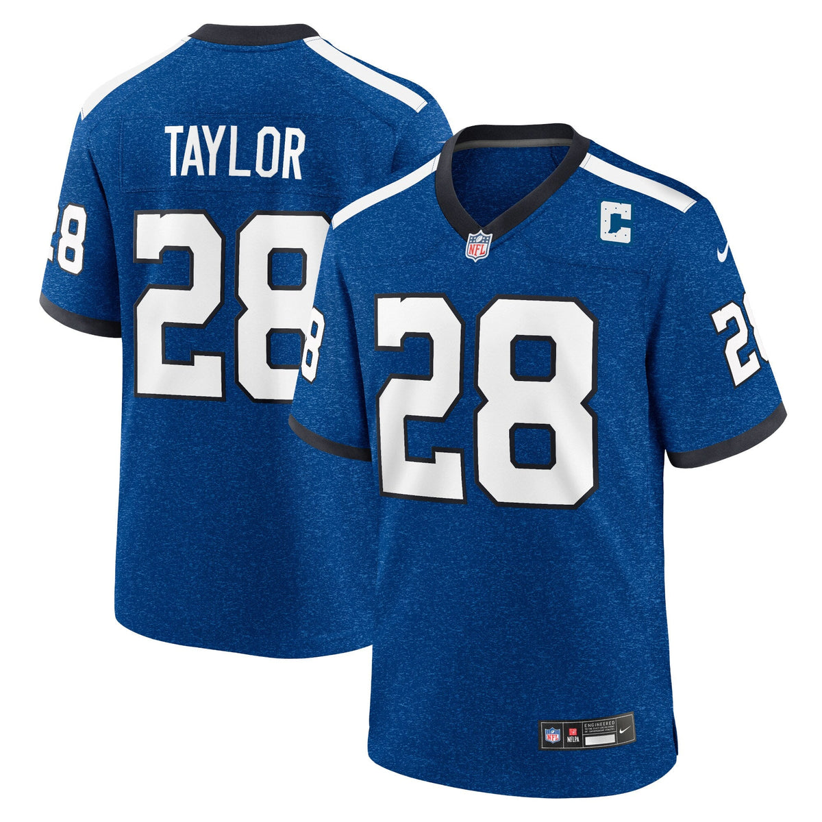 Indianapolis Colts Jonathan Taylor Royal Indiana Nights Alternate Game Jersey product image 2, provided for visual reference