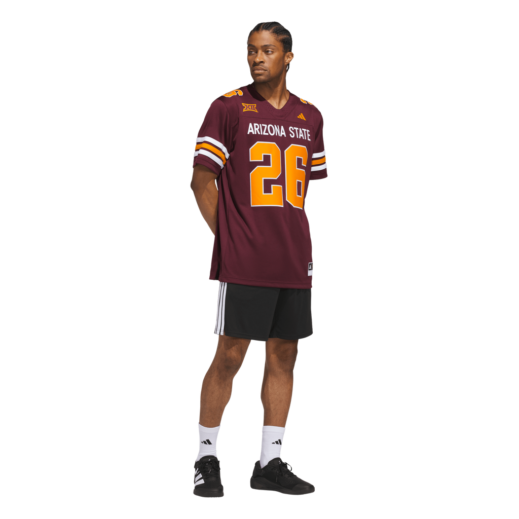 #26 Arizona State Sun Devils Roses & Devils Premier Strategy Jersey - Maroon product image 4, provided for visual reference