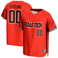 Texas Tech Red Raiders NIL Pick-A-Player Baseball Lightweight Jersey - Red product image 1, provided for visual reference