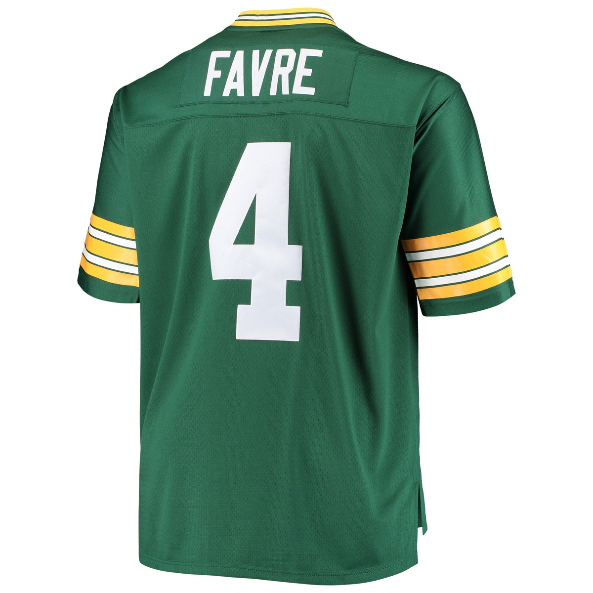 Bay Packers Brett Favre Green Big & Tall 1996 Retired Player Replica Jersey - Green product image 4, provided for visual