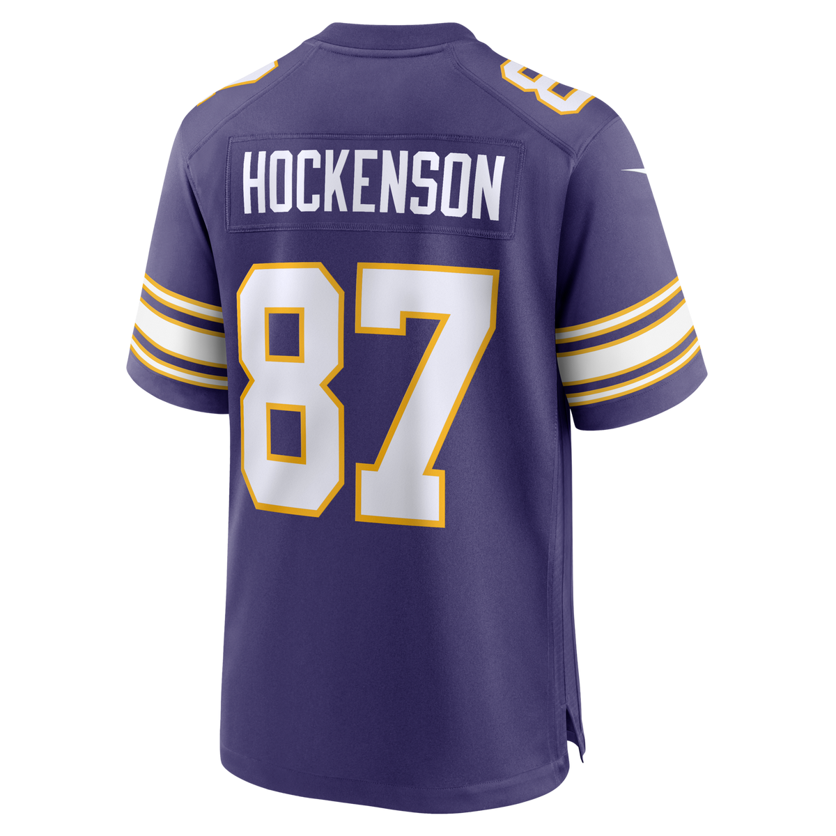 Minnesota Vikings T.J. Hockenson Purple Classic Player Game Jersey product image 3, provided for visual reference and