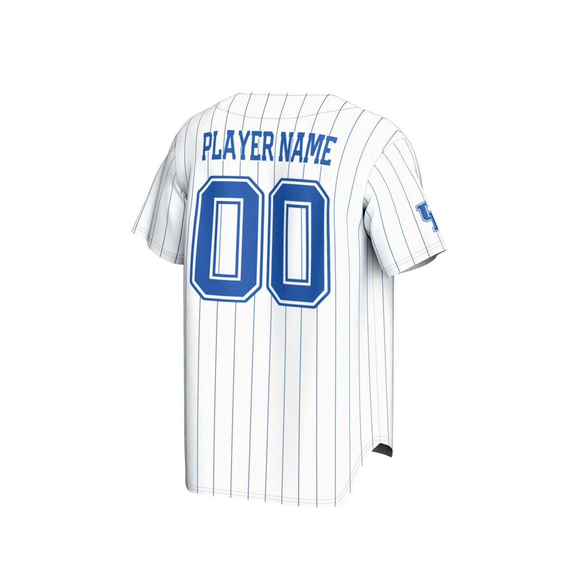 Kentucky Wildcats Lightweight Collegiate Baseball Pinstripe NIL Pick-A-Player Fashion Jersey - White product image 4,