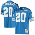 Detroit Lions 1991 Barry Sanders Blue Authentic Throwback Retired Player Jersey product image 1, provided for visual