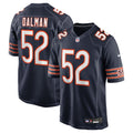 Chicago Bears Drew Dalman Navy Team Game Jersey product image 1, provided for visual reference and product detail review