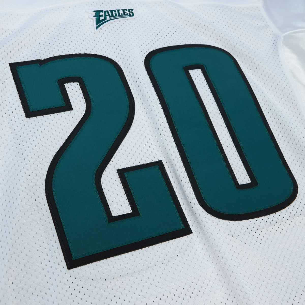 Philadelphia Eagles 1996 Brian Dawkins White Authentic Throwback Retired Player Jersey product image 5, provided for visual