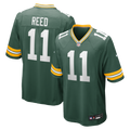 Green Bay Packers Jayden Reed Green Game Jersey product image 1, provided for visual reference and product detail review