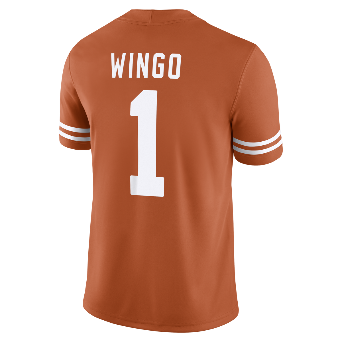Ryan Wingo Texas Longhorns Game Football Jersey - Texas Orange product image 4, provided for visual reference and product