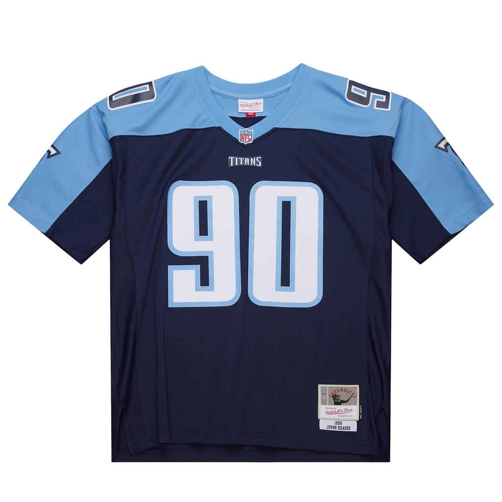 Tennessee Titans Jevon Kearse Navy 1999 Legacy Replica Jersey product image 3, provided for visual reference and product