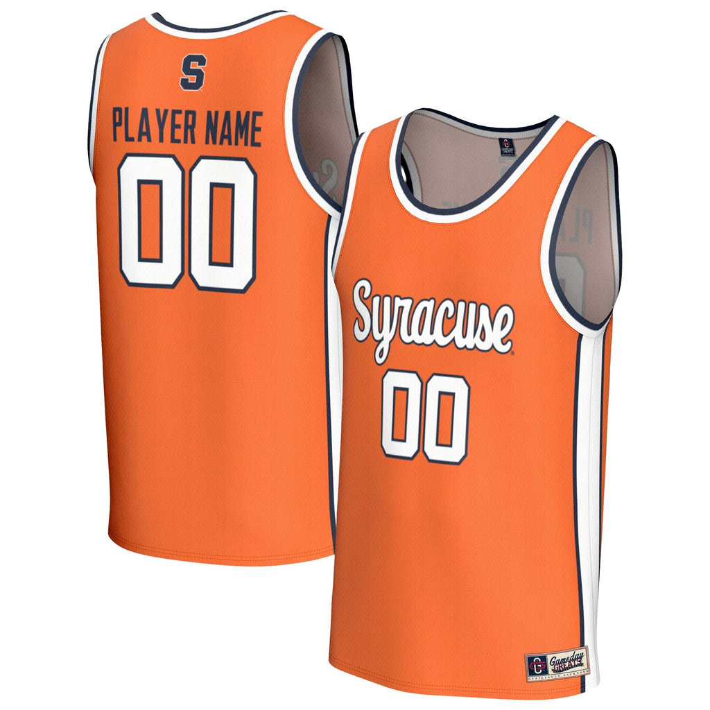 Syracuse Orange NIL Pick-A-Player Basketball Lightweight Jersey - Orange product image 2, provided for visual reference and