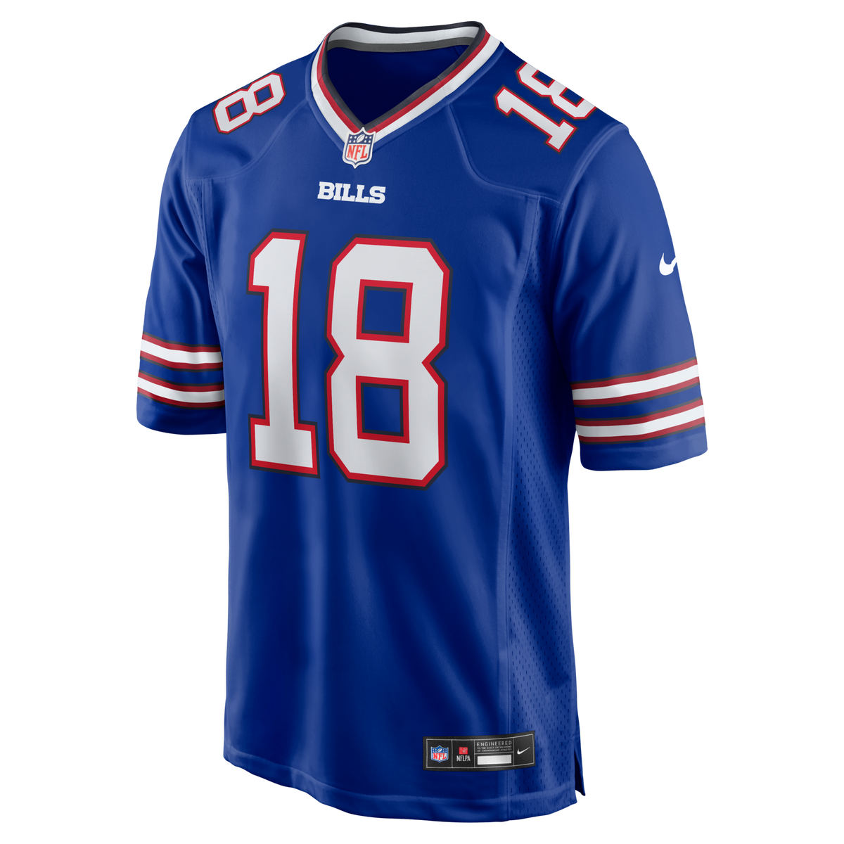 Buffalo Bills Amari Cooper Royal Game Jersey product image 2, provided for visual reference and product detail review