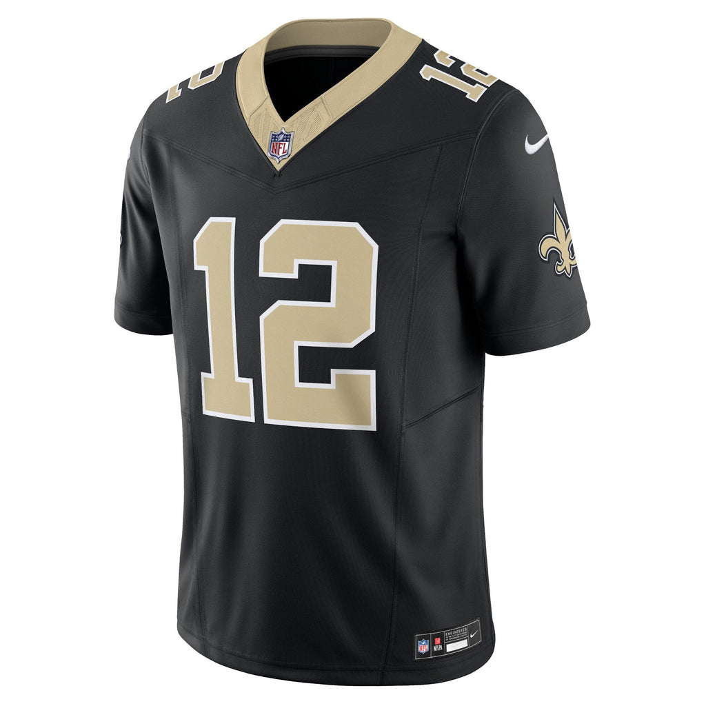 New Orleans Saints Chris Olave Black Vapor F.U.S.E. Limited Jersey product image 3, provided for visual reference and