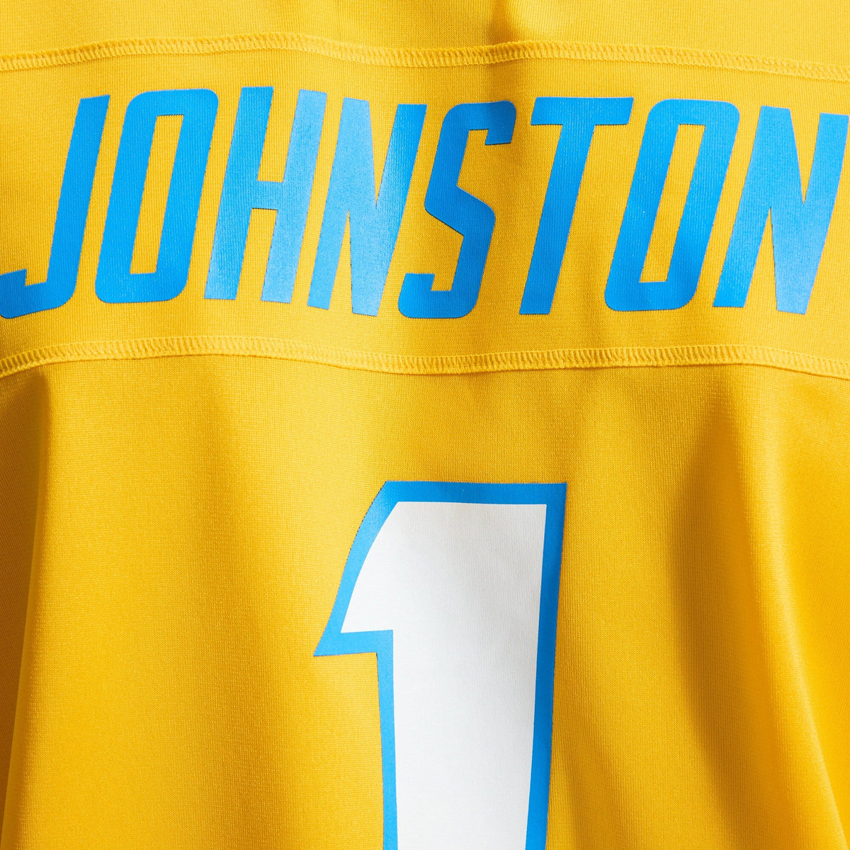 Los Angeles Chargers Quentin Johnston Gold Alternate Charger Power Game Player Jersey product image 5, provided for visual