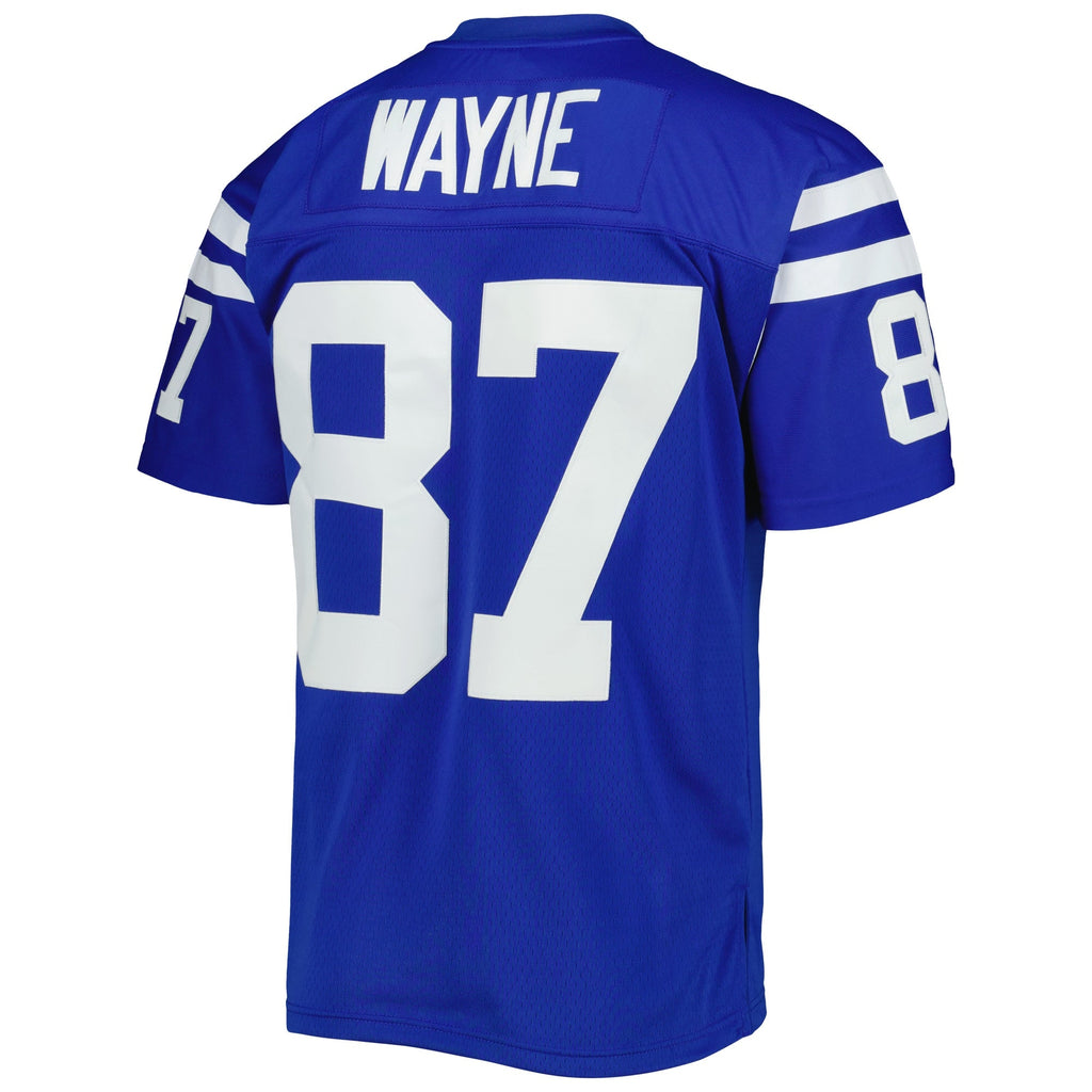 Indianapolis Colts Reggie Wayne Royal Legacy Replica Jersey product image 4, provided for visual reference and product