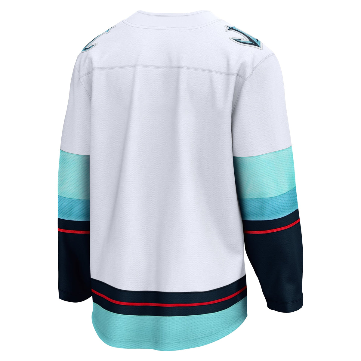 Seattle Kraken White Away Breakaway Jersey product image 4, provided for visual reference and product detail review