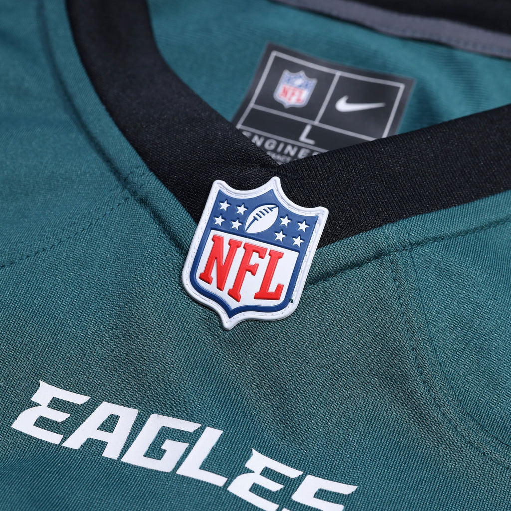 Philadelphia Eagles Midnight Green Custom Game Jersey product image 5, provided for visual reference and product detail