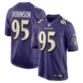 Baltimore Ravens Tavius Robinson Purple Team Game Jersey product image 1, provided for visual reference and product detail