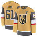 Vegas Golden Knights Mark Stone Gold Home Premium Jersey product image 1, provided for visual reference and product detail