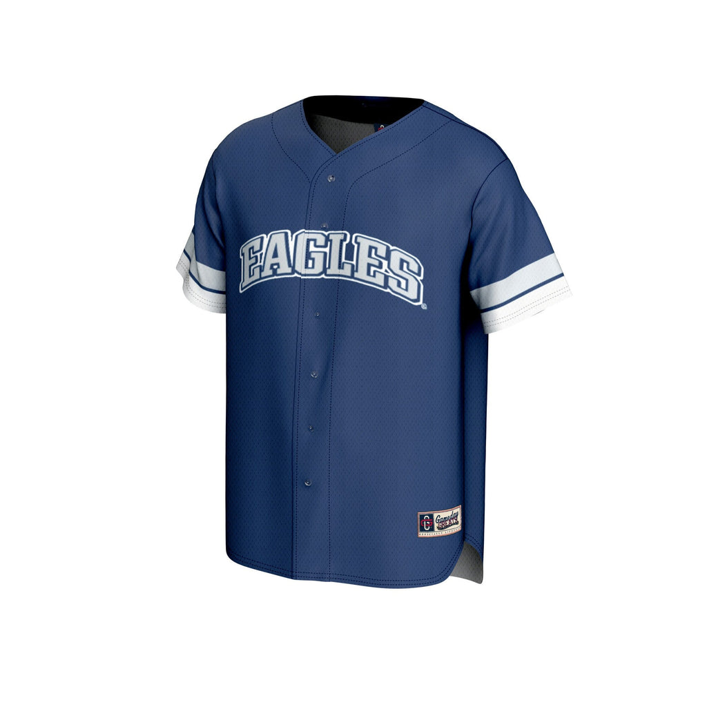 Emory Eagles Baseball Jersey - Blue product image 3, provided for visual reference and product detail review