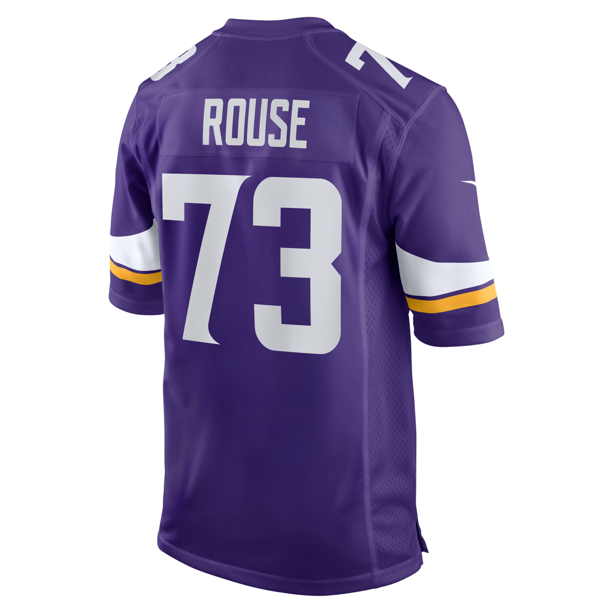 Minnesota Vikings Walter Rouse Purple Team Game Jersey product image 3, provided for visual reference and product detail