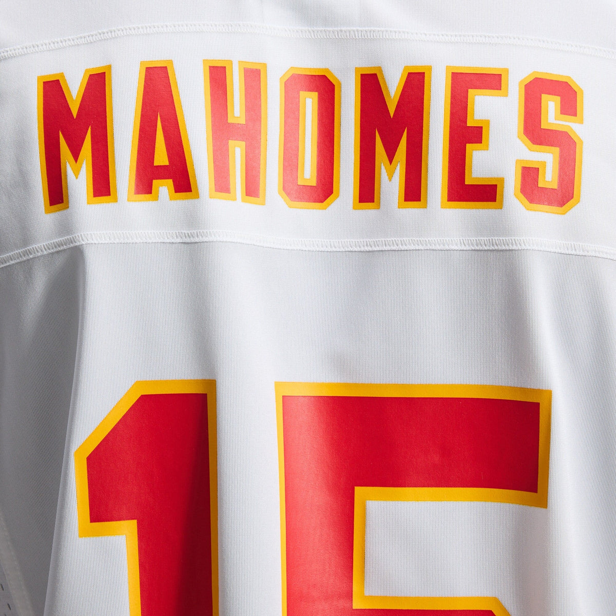Kansas City Chiefs Patrick Mahomes White Game Jersey product image 13, provided for visual reference and product detail