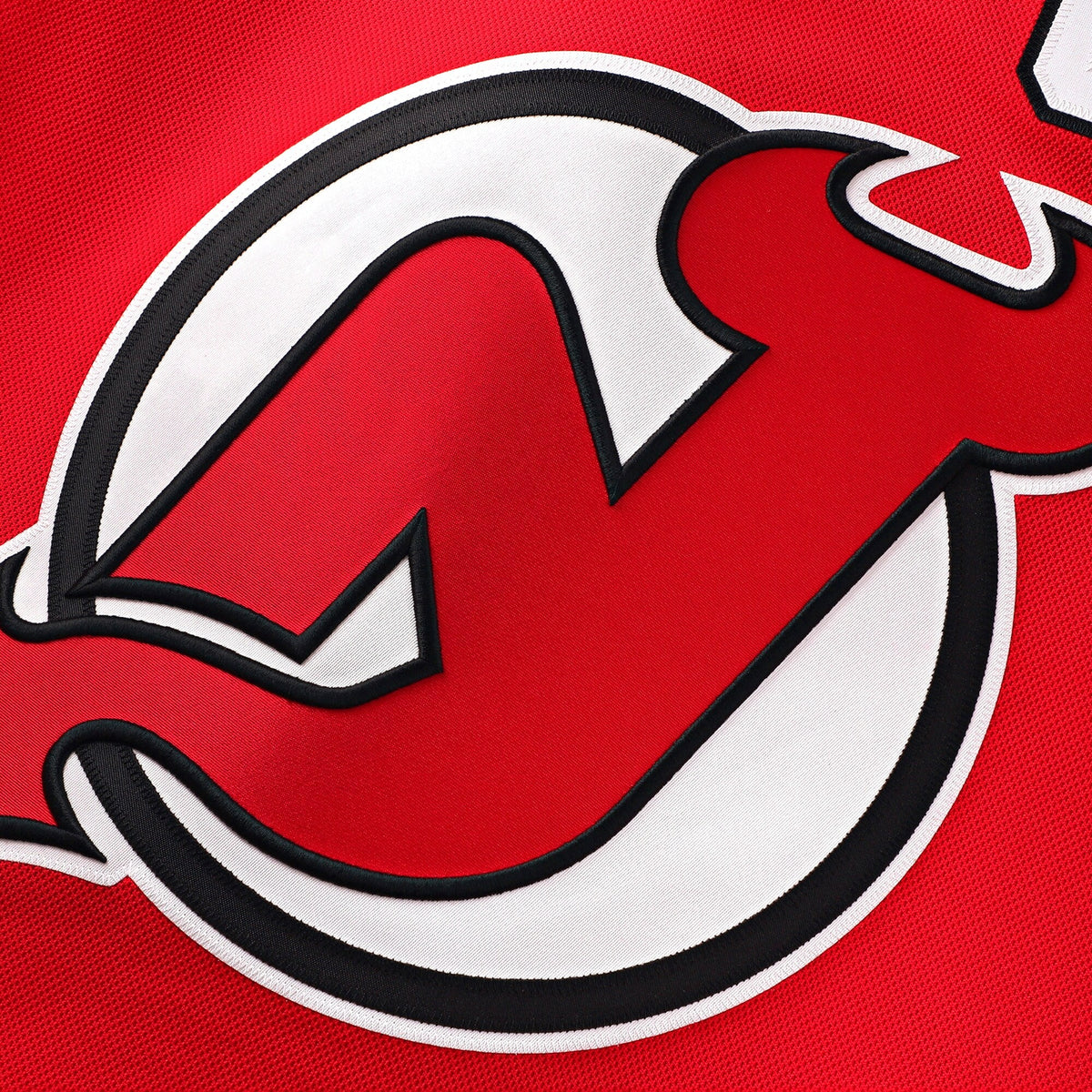 New Jersey Devils Jack Hughes Red Home Premium Jersey product image 5, provided for visual reference and product detail