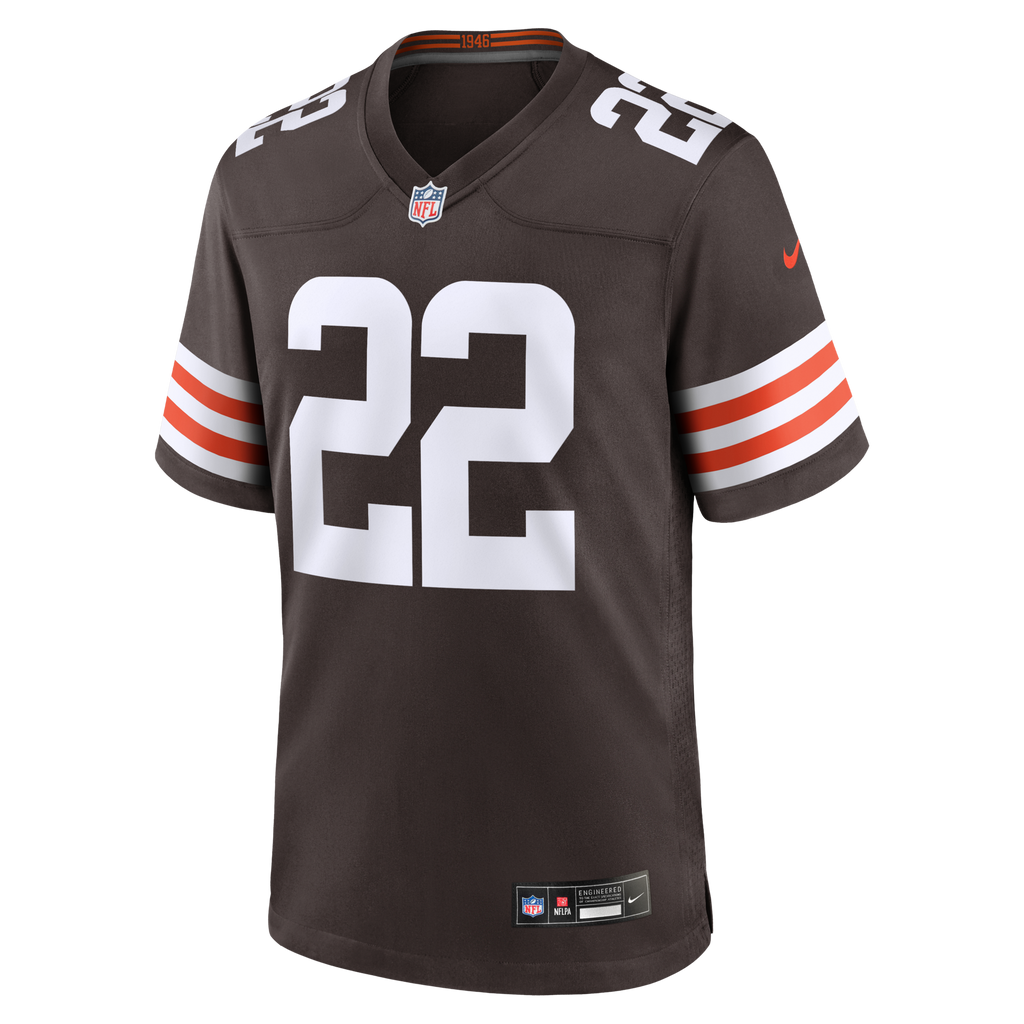 Cleveland Browns Dylan Sampson Brown Team Game Jersey product image 2, provided for visual reference and product detail