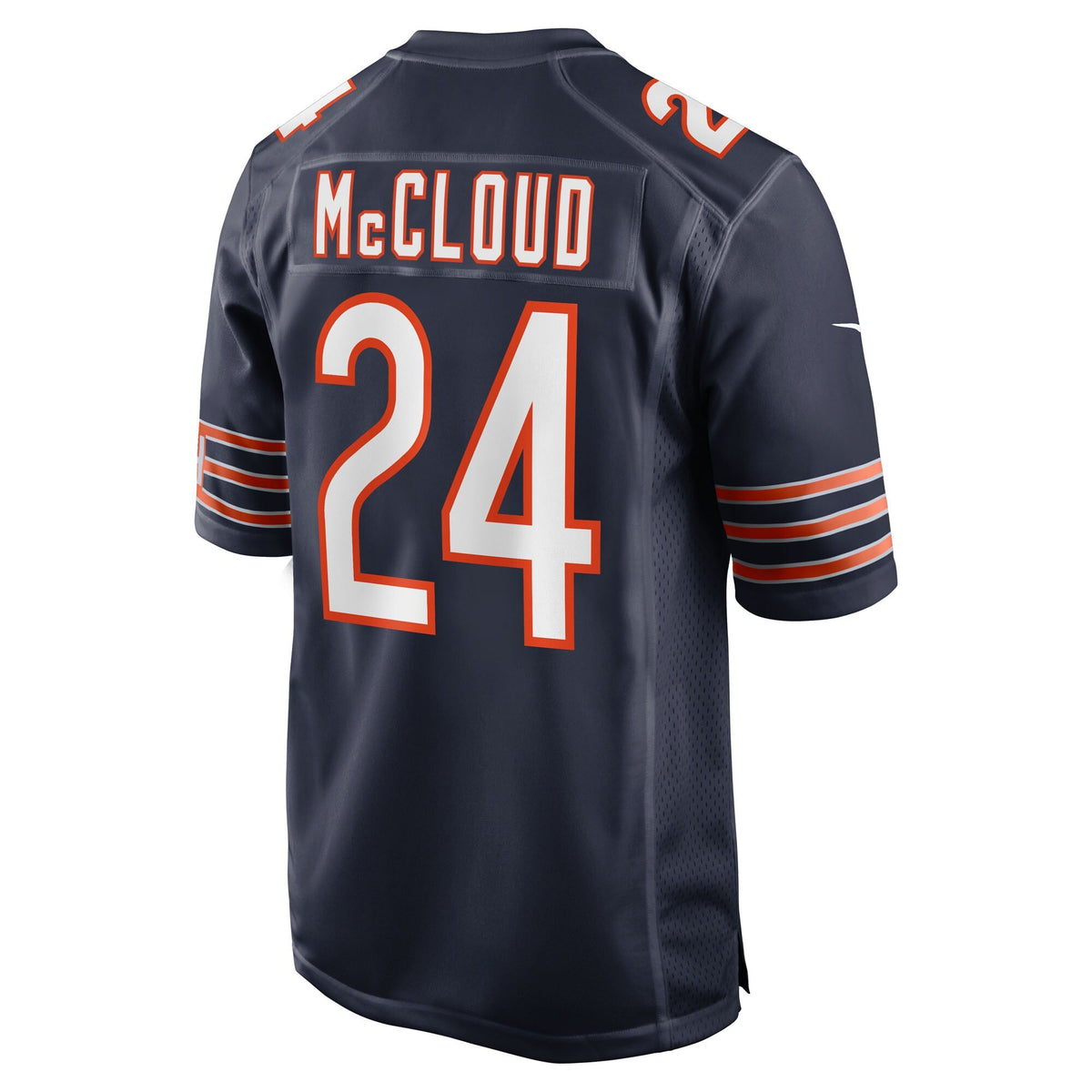Chicago Bears Nick McCloud Navy Team Game Jersey product image 4, provided for visual reference and product detail review