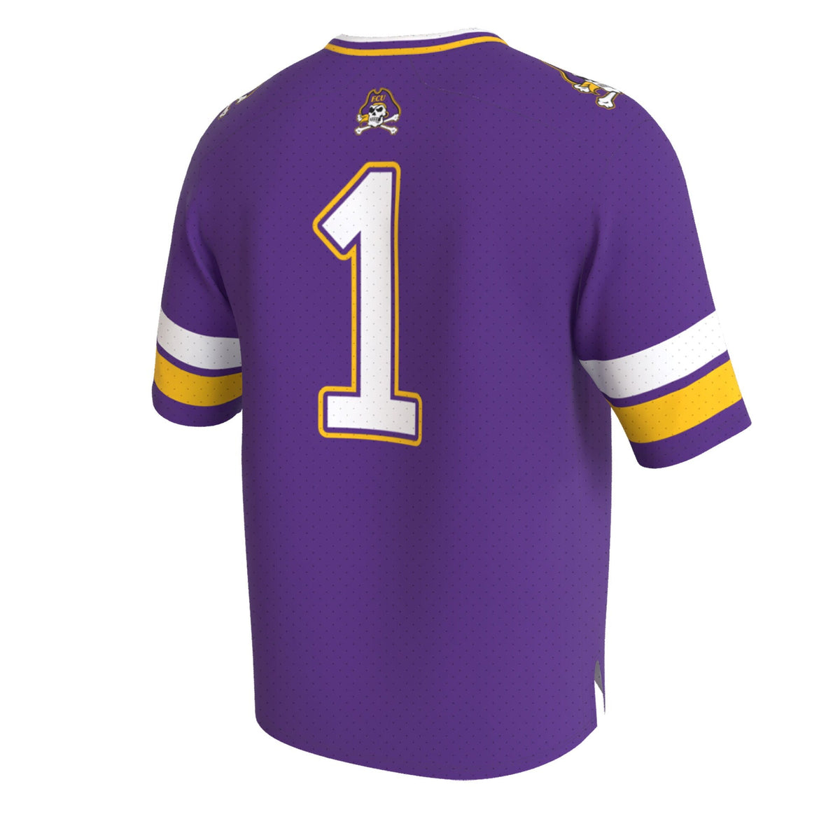 ECU Pirates Lightweight Collegiate Football Fashion Jersey - Purple product image 4, provided for visual reference and