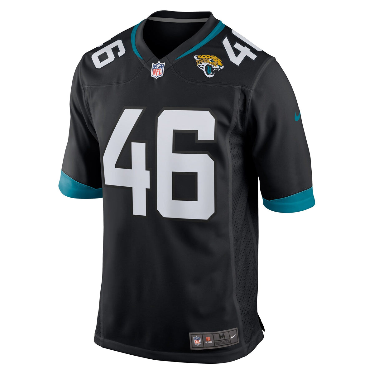 Jacksonville Jaguars Ross Matiscik Black Alternate Game Jersey product image 3, provided for visual reference and product