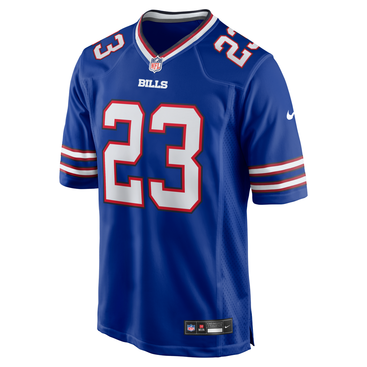 Buffalo Bills Micah Hyde Royal Game Player Jersey product image 2, provided for visual reference and product detail review