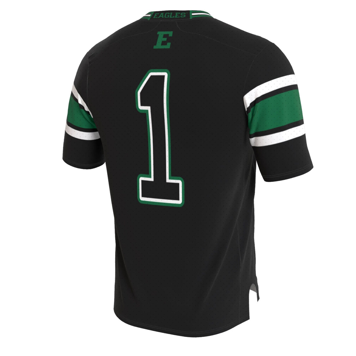 Eastern Michigan Eagles Lightweight Collegiate Football Blackout Fashion Jersey product image 4, provided for visual