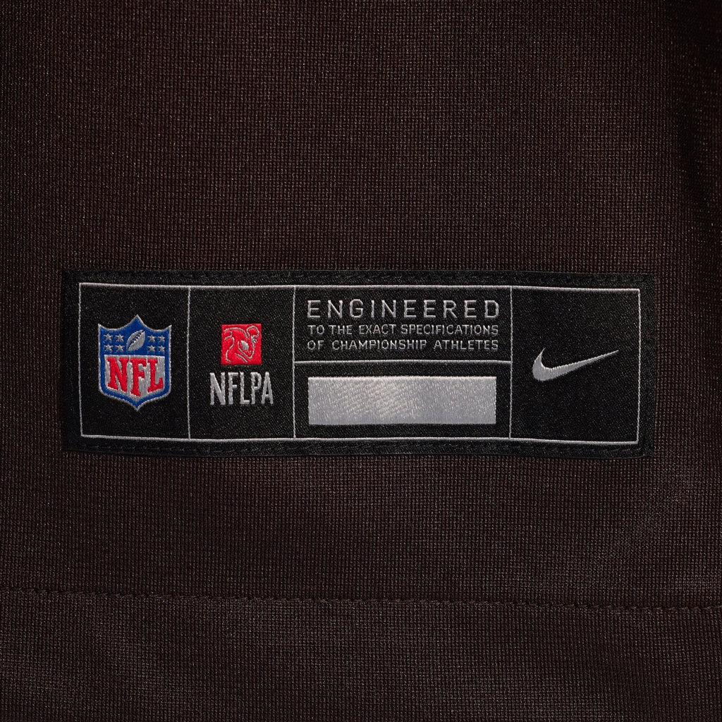 Cleveland Browns Alex Wright Brown Team Game Jersey product image 6, provided for visual reference and product detail review