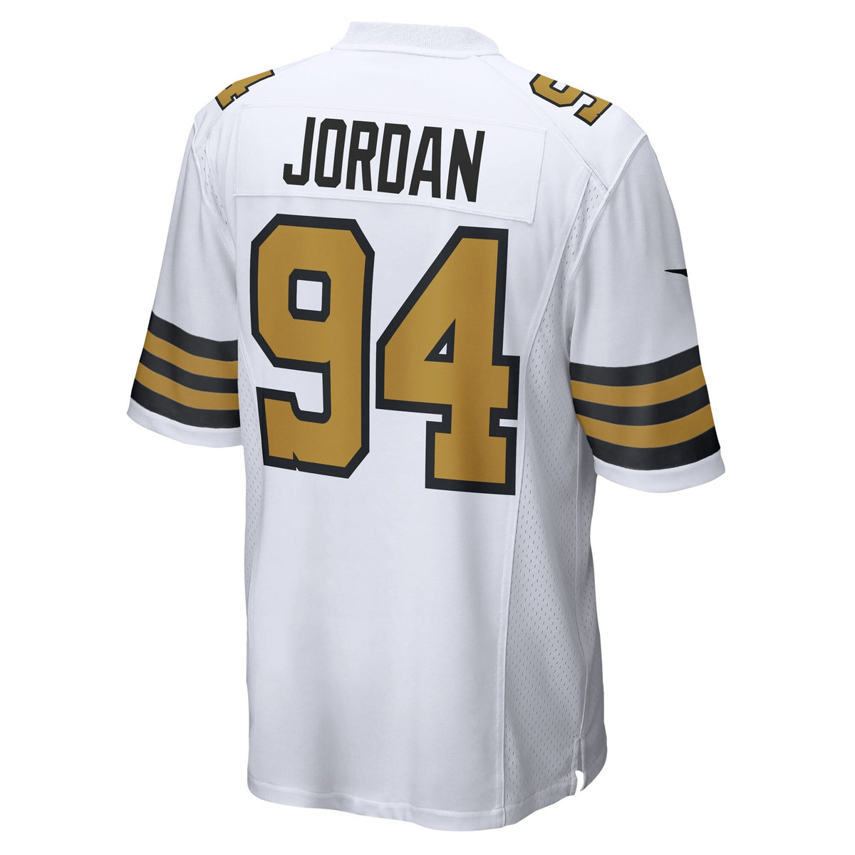 New Orleans Saints Cameron Jordan White Alternate Game Jersey product image 4, provided for visual reference and product
