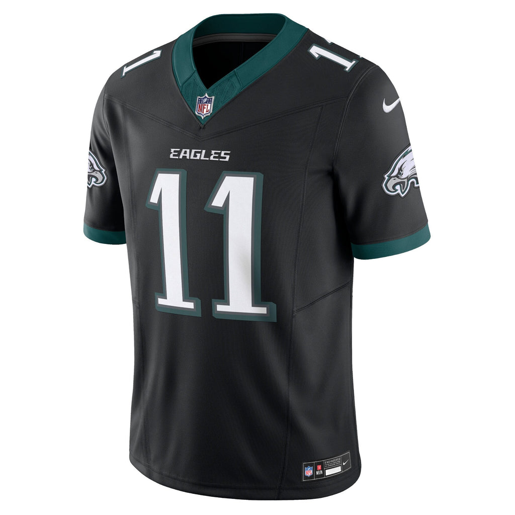 Philadelphia Eagles A.J. Brown Black Alternate Vapor F.U.S.E. Limited Jersey product image 2, provided for visual reference