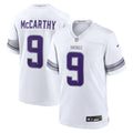 Minnesota Vikings J.J. McCarthy White Alternate Game Player Jersey product image 1, provided for visual reference and