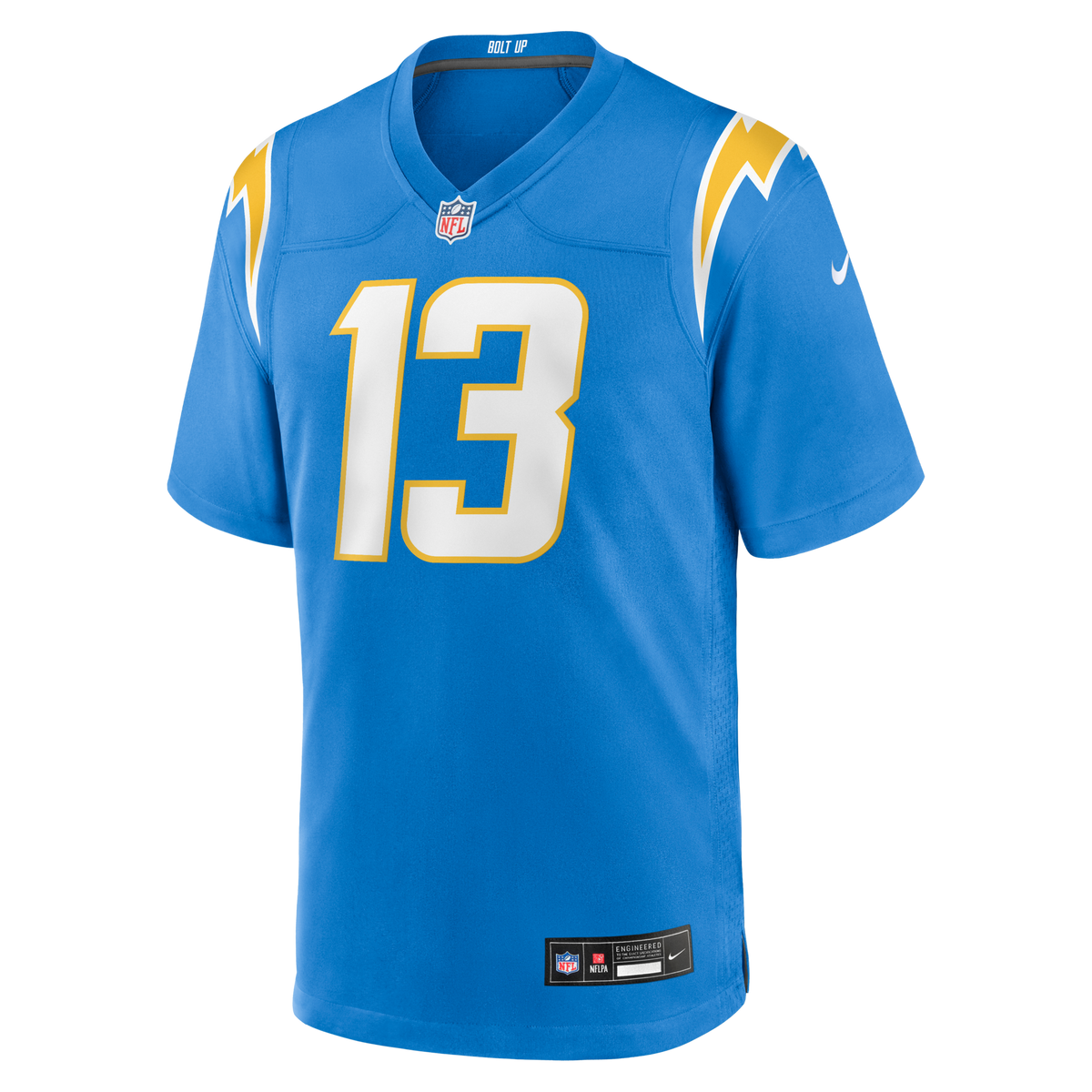 Los Angeles Chargers Keenan Allen Powder Blue Game Player Jersey product image 3, provided for visual reference and product